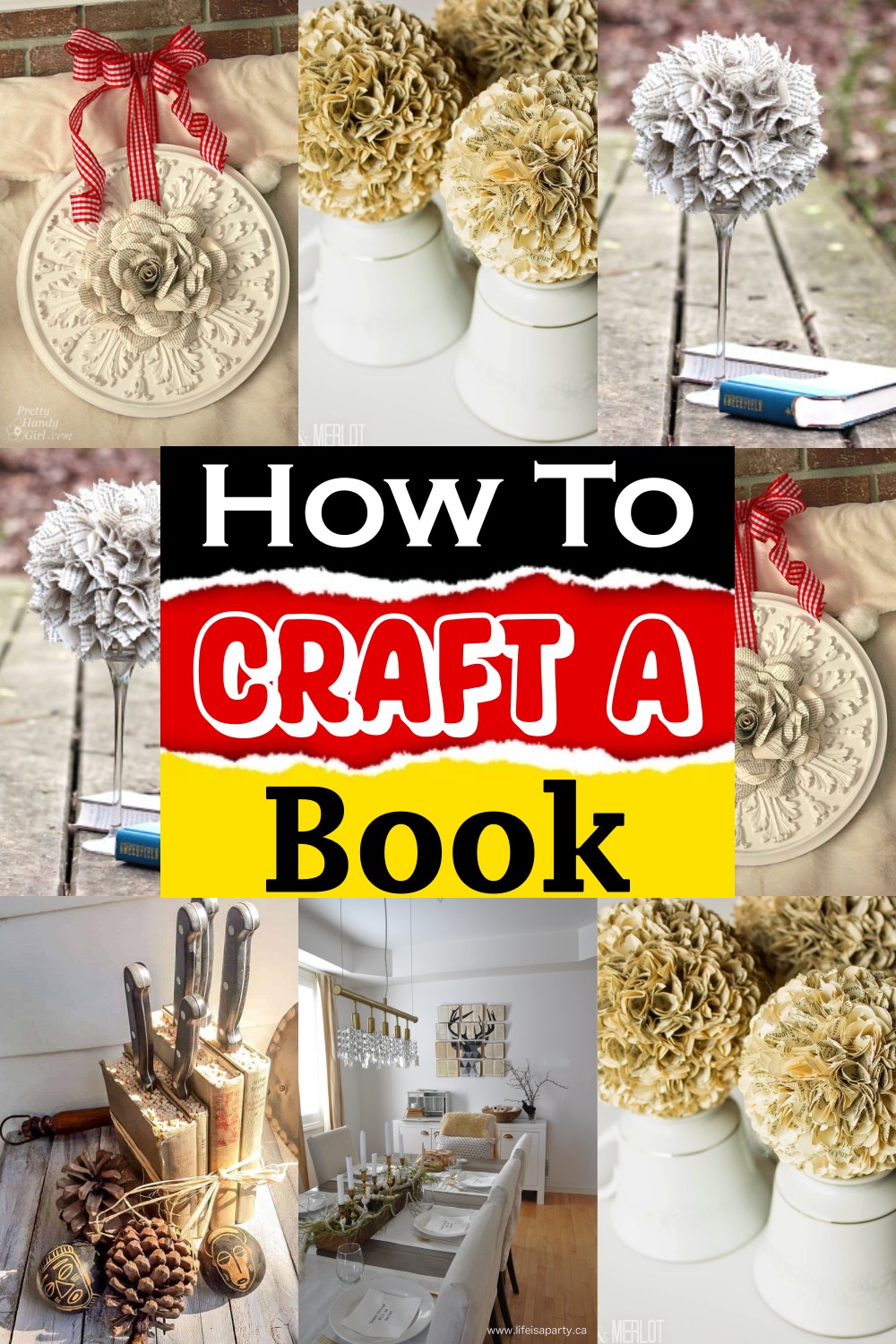 How To Craft A Book - DIY Projects With Old Books - DIYnCrafty