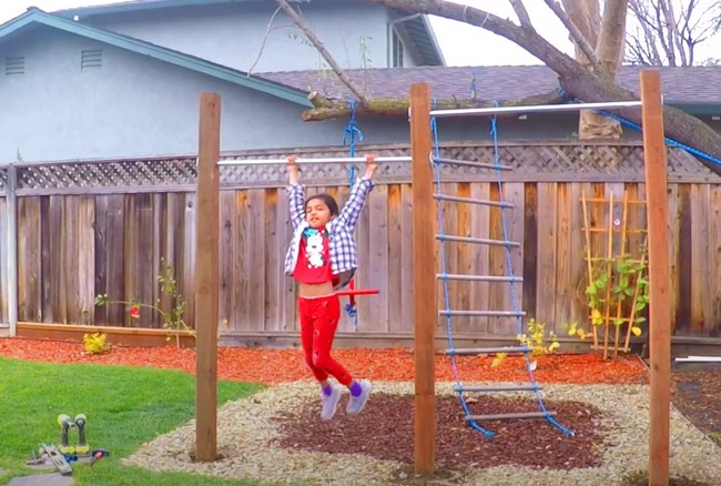 Backyard gymnastics ideas hot sale