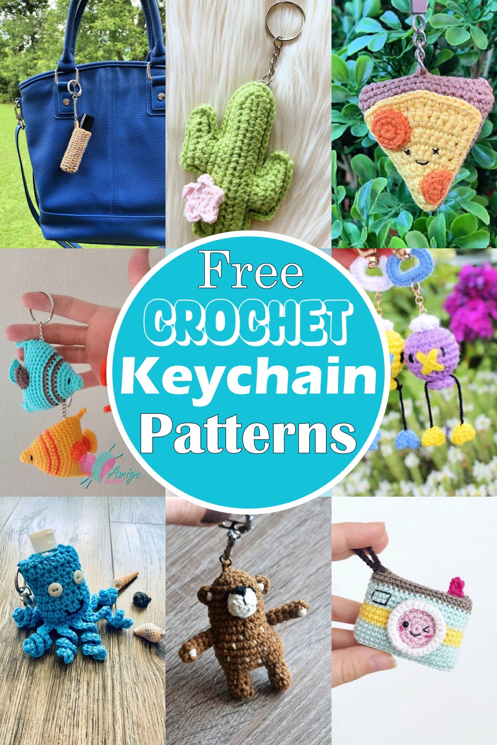 Free Crochet Keychain Patterns 1