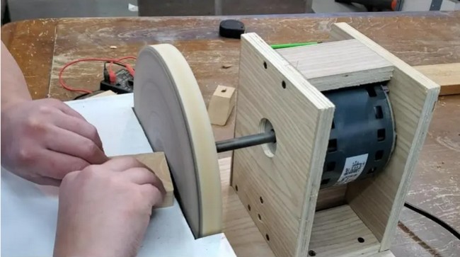 How To Make A Homemade Disk Sander From An Old Motor