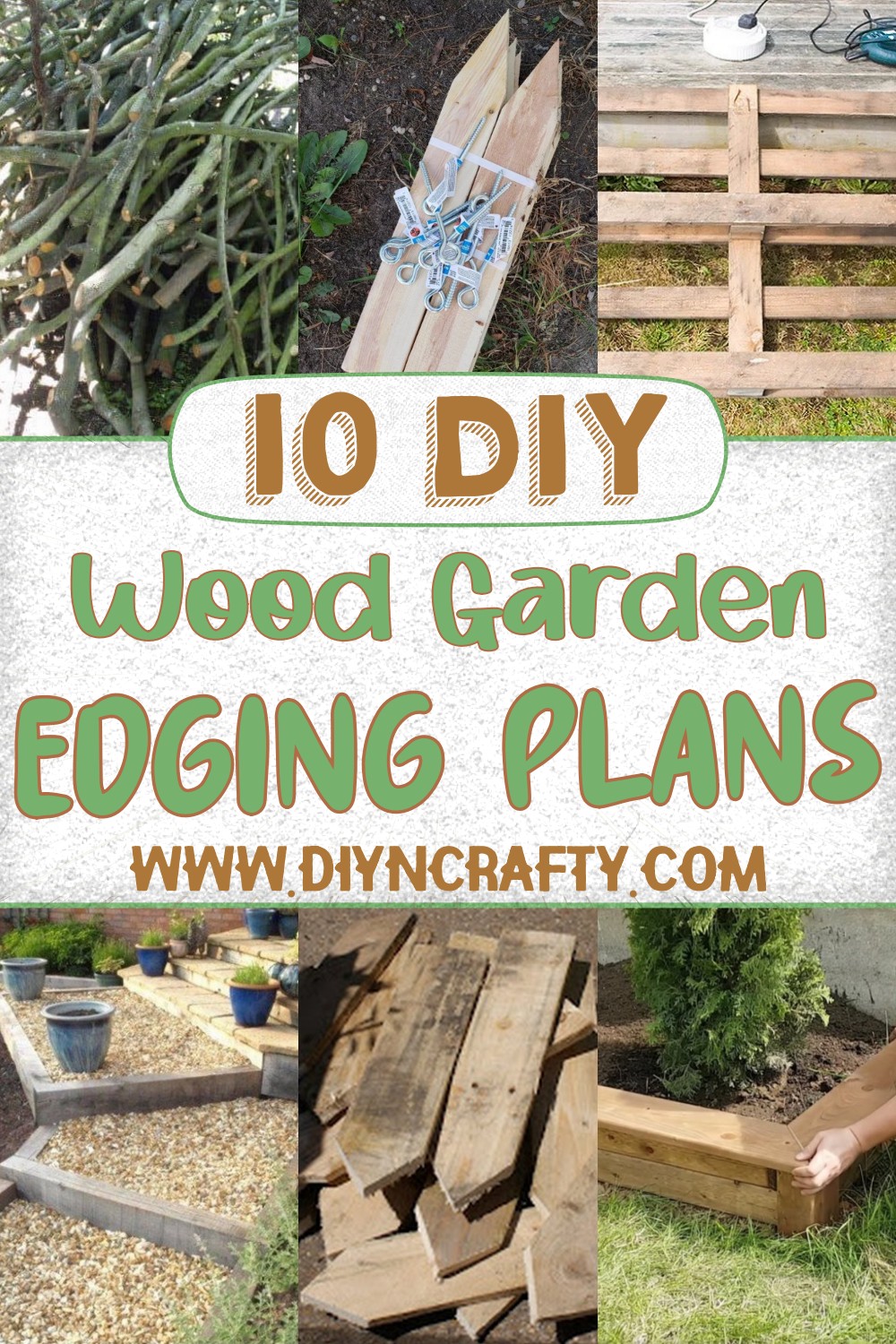 10 DIY Wood Garden Edging Plans For Beautification