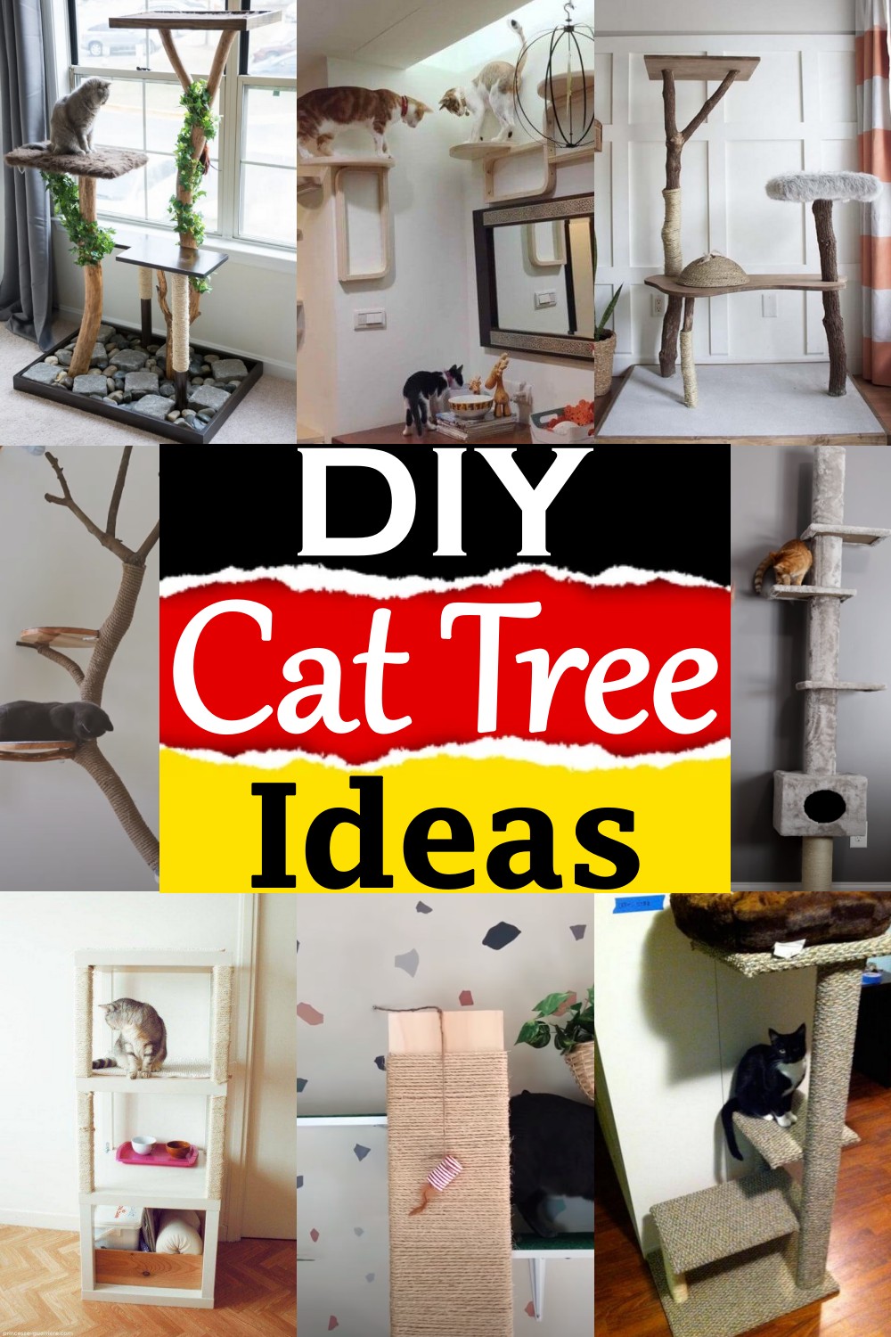 35 DIY Cat Tree Ideas For Small Spaces - DIYnCrafty