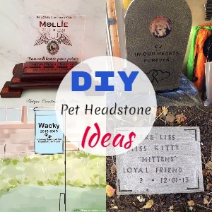 DIY Pet Headstone Ideas