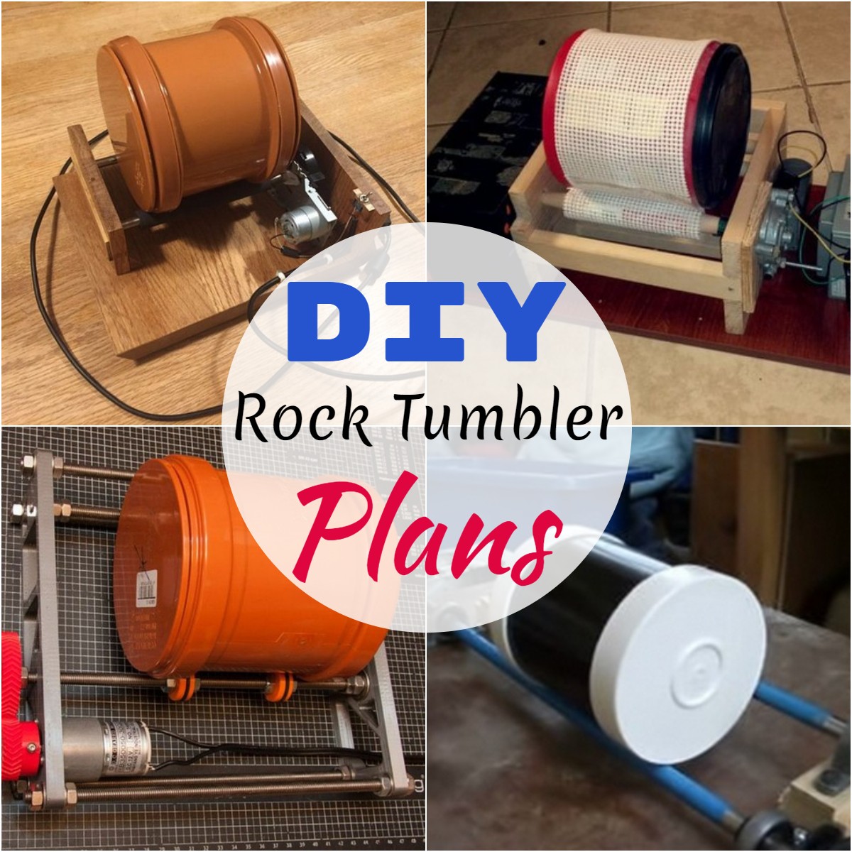 Diy Rock Tumbler Plans For Everyone Diyncrafty