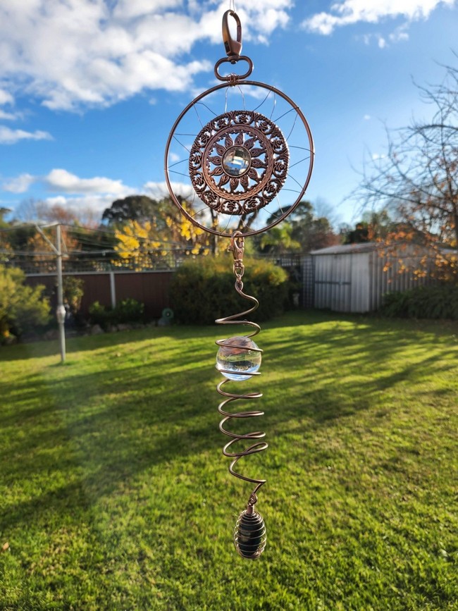 DIY Wire Wind Spinner