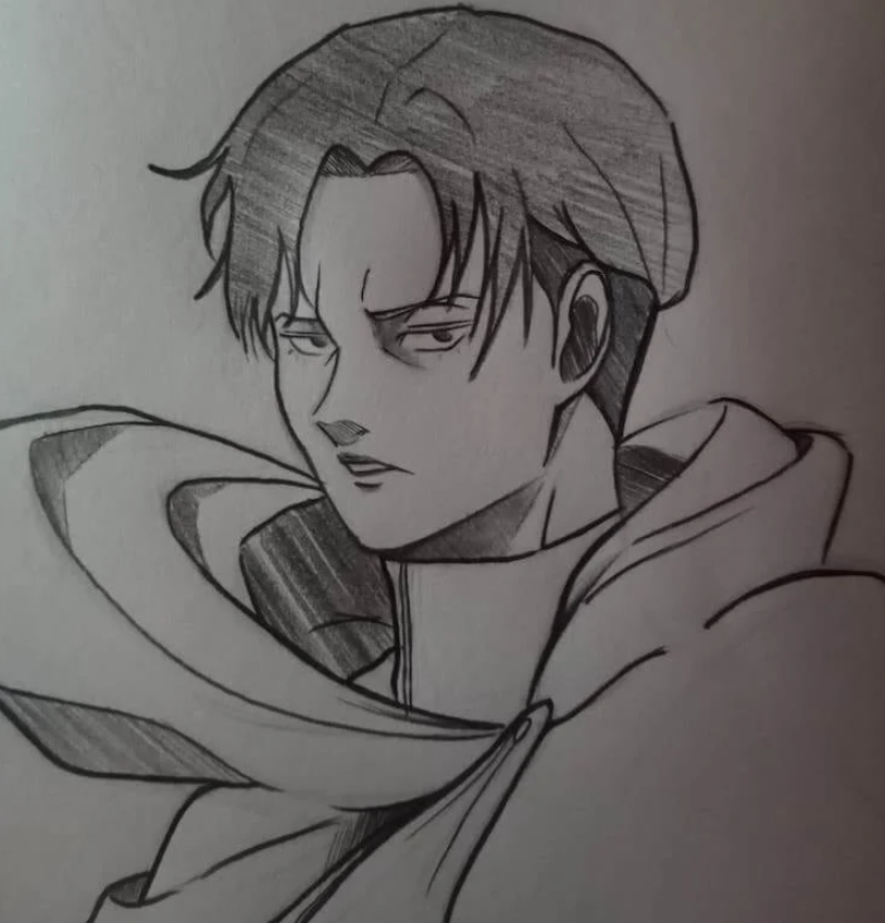 21 Levi Ackerman Drawing Ideas From Anime Series - DIYnCrafty