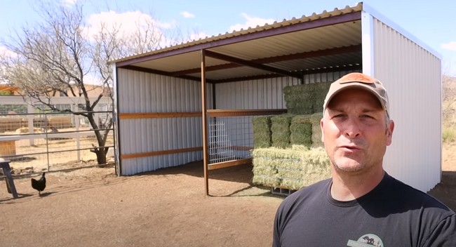 Simple Pole Barn Shelter