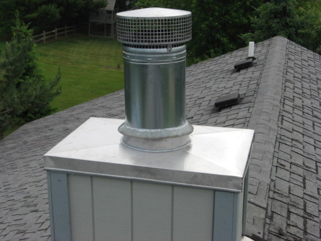 Stainless Steel Chimney Chase Cover