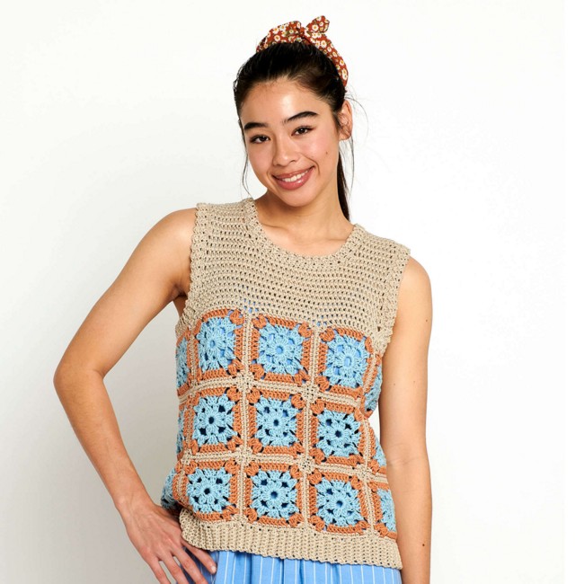 Crochet Granny Square Top