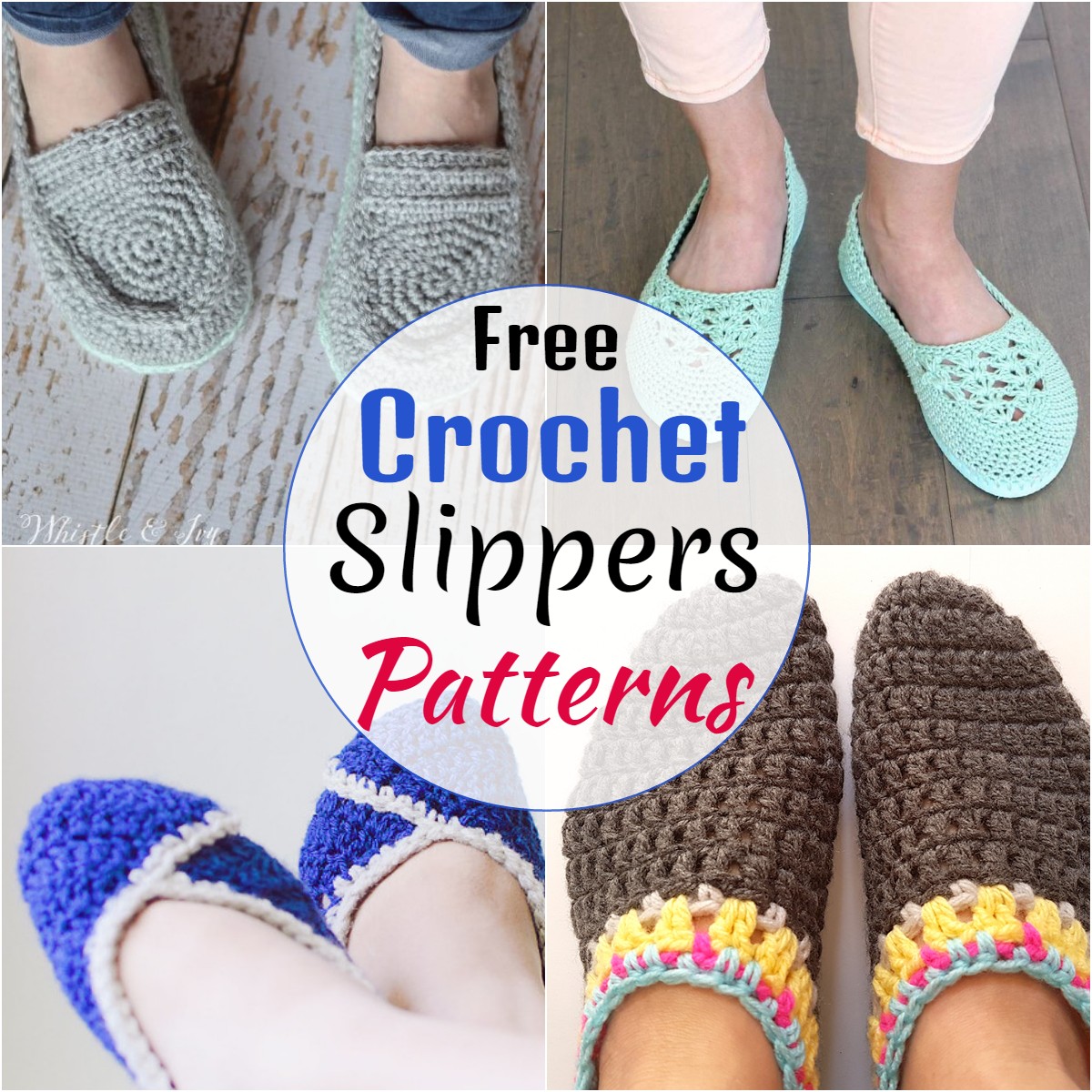 Crochet toddler “boat shoe” slippers with flip flop soles - free