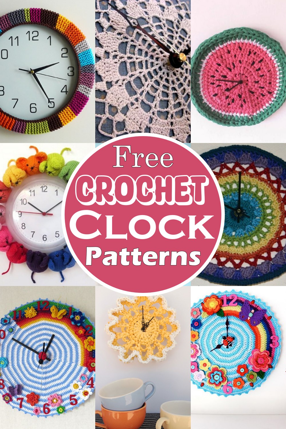 DIY Crochet Clock Patterns 1