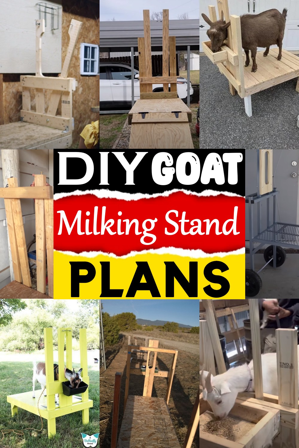 DIY Goat Milking Stand Plans