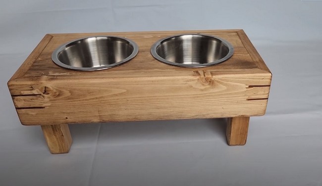 DIY Dog Bowl Stand Under $25 + Healthy Dog Meal Plan — SIMPLY