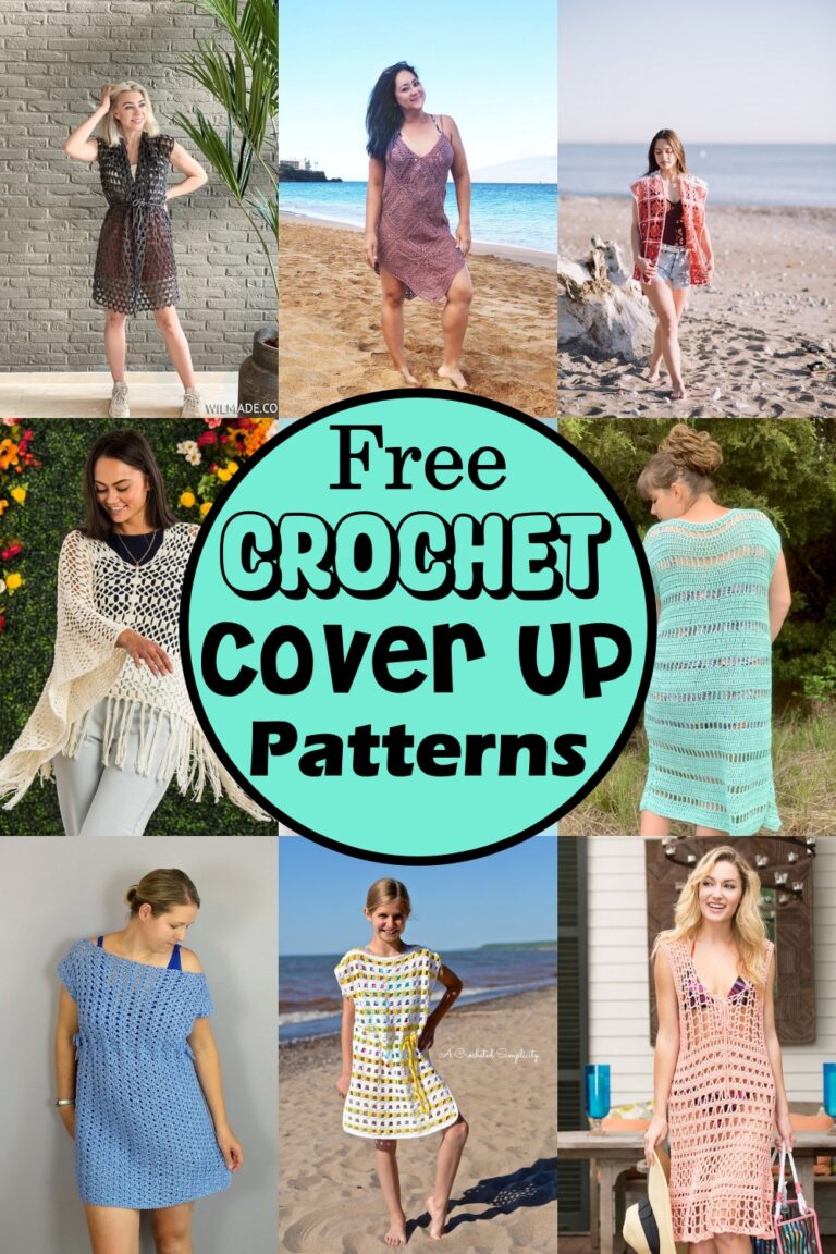 15 Free Crochet Cover Up Patterns For Beach DIYnCrafty