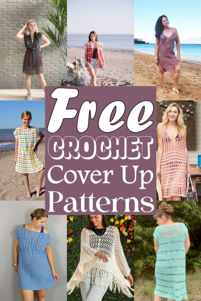 15 Free Crochet Cover Up Patterns For Beach - DIYnCrafty