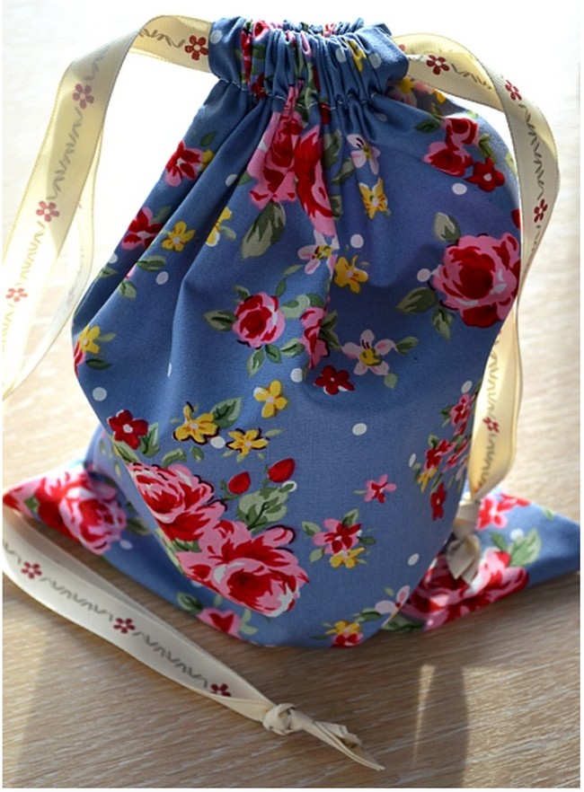 How To Make A Simple Drawstring Bag