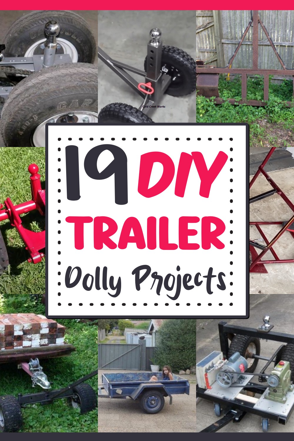 19 DIY Trailer Dolly Projects For Towing Heavier Objects