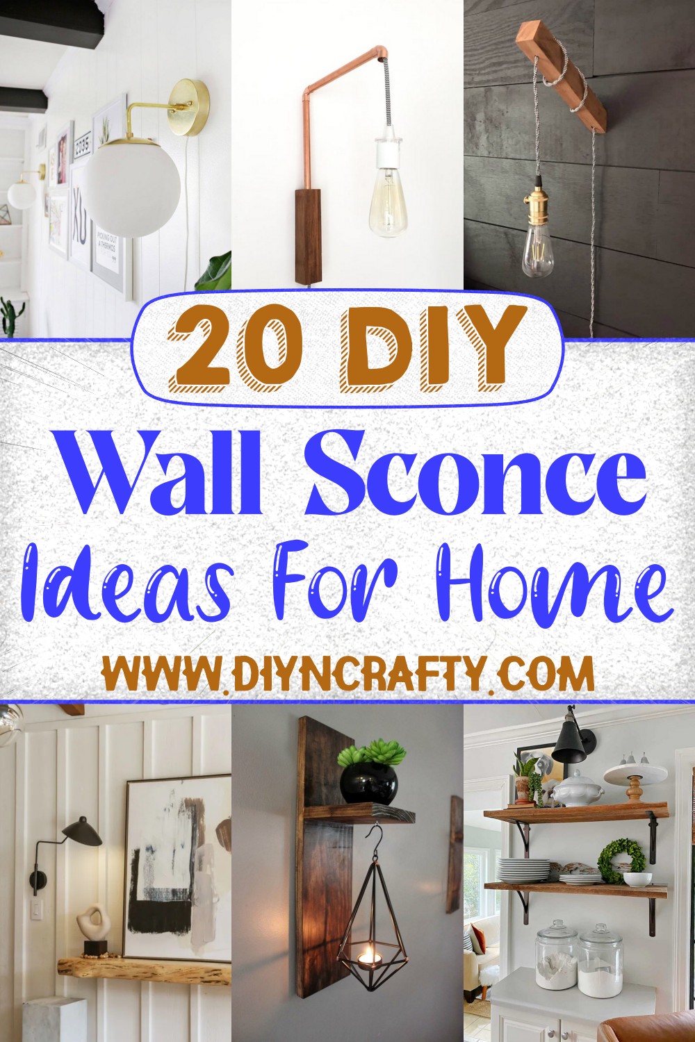 20 DIY Wall Sconce Ideas For Home