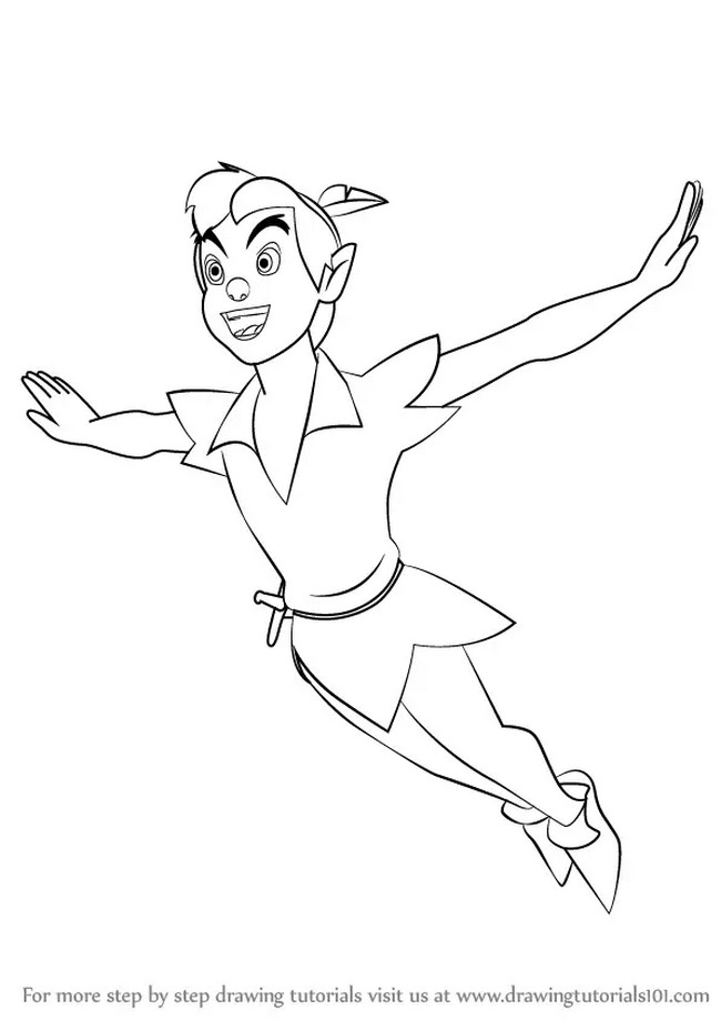 How To Draw Peter Pan From Peter Pan