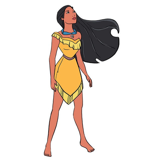 How To Draw Pocahontas