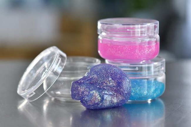 Make Stress-relieving Glitter Slime