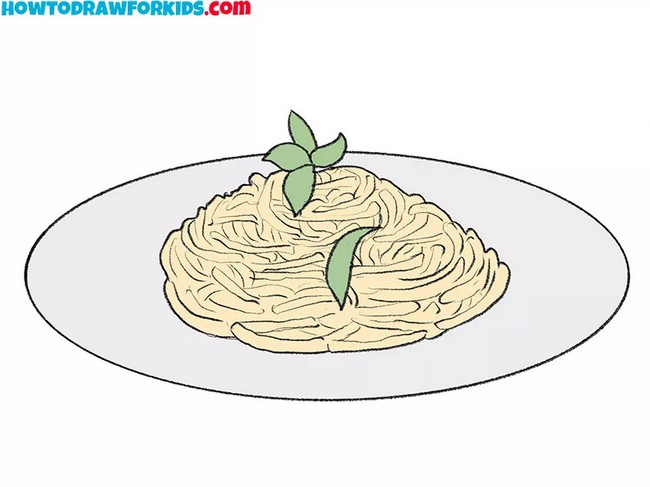 Pasta Drawing Easy