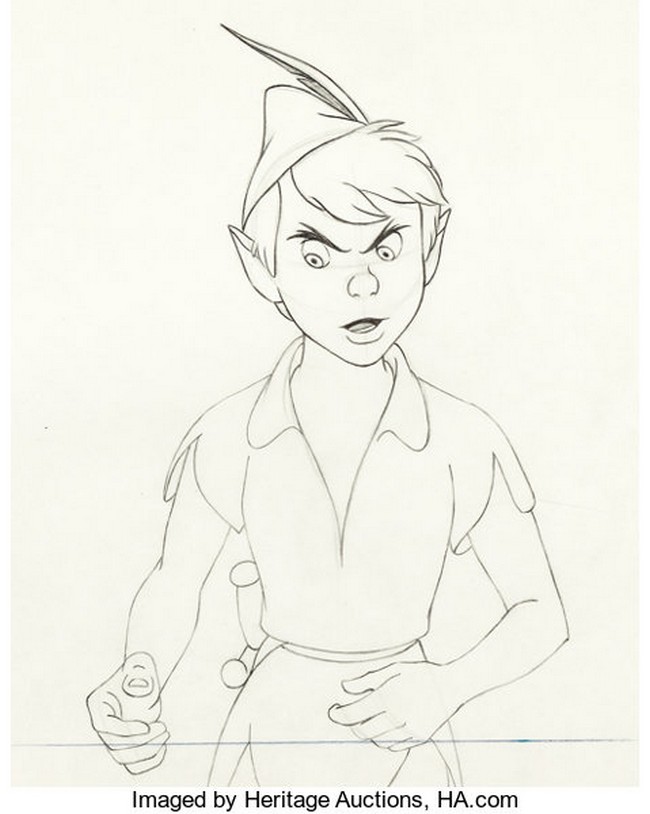 Peter Pan Animation Drawing