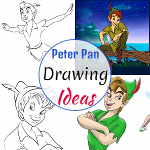 Peter Pan Drawing Ideas