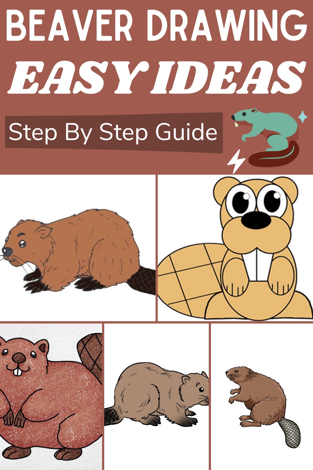 Beaver Drawing Ideas