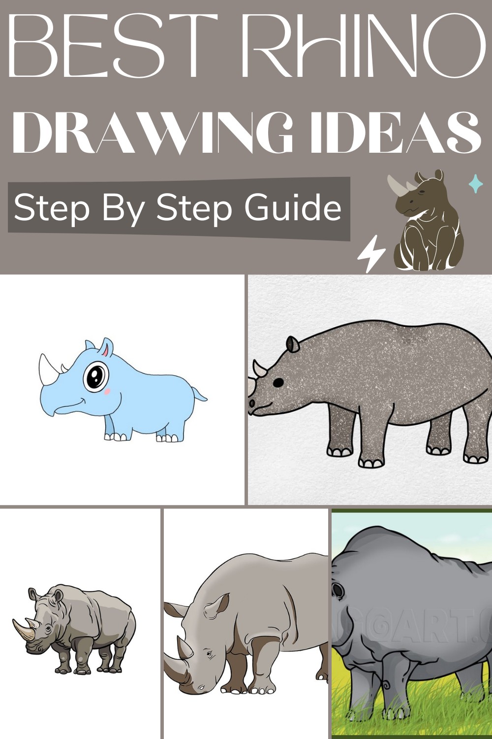 Best Rhino Drawing Ideas