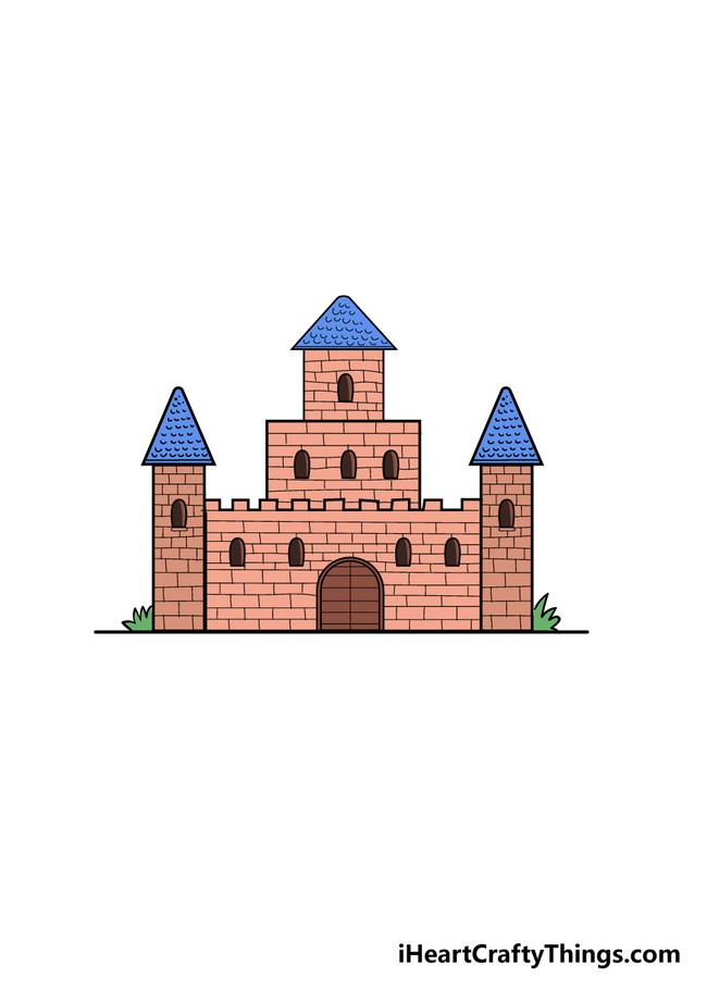 cartoon fort sketch 