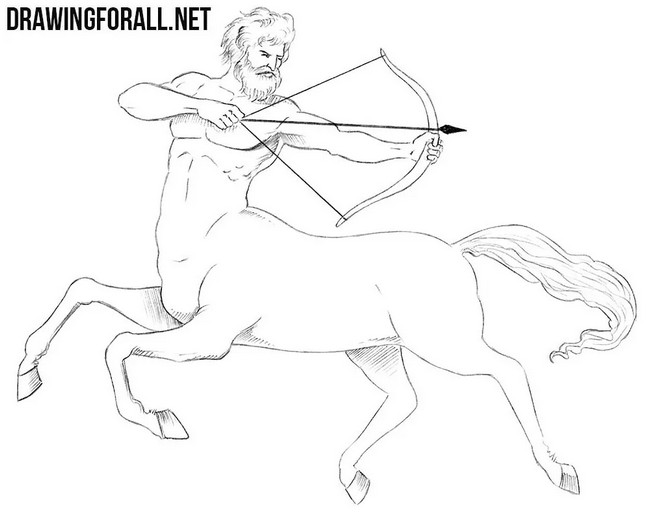 Centaur Drawing Easy