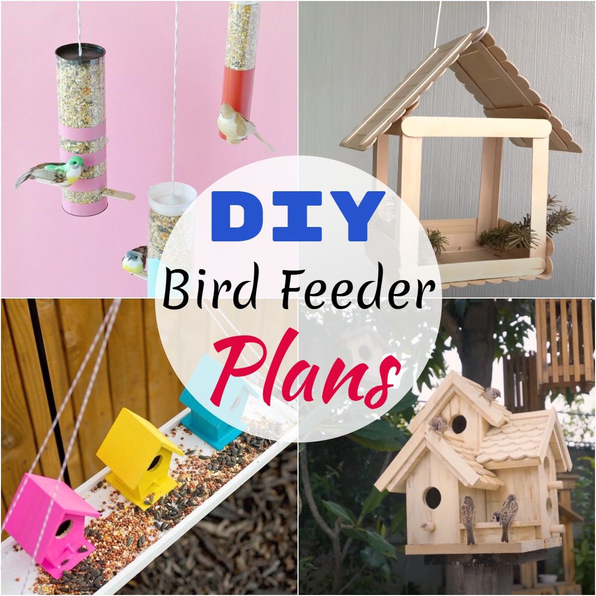 DIY Bird Feeder Plans 1