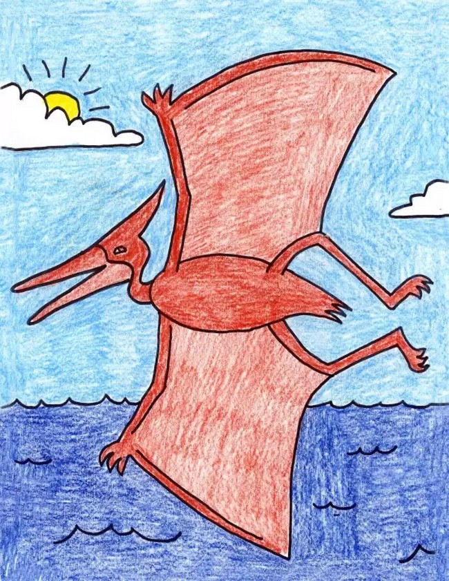  Draw A Pterodactyl