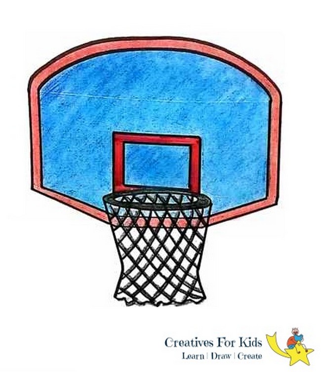 Easy to make basketball sketch