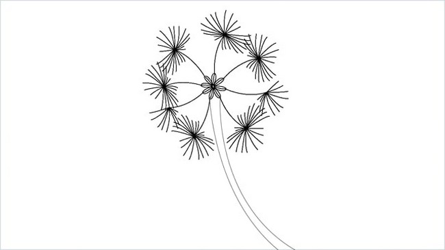 Easy Dandelion Drawings