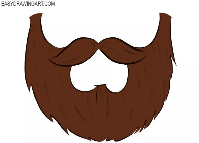 How To Draw A Beard 1