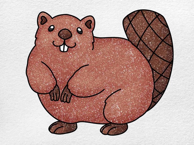 How To Draw A Beaver