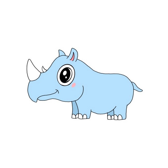 How To Draw A Rhino 1