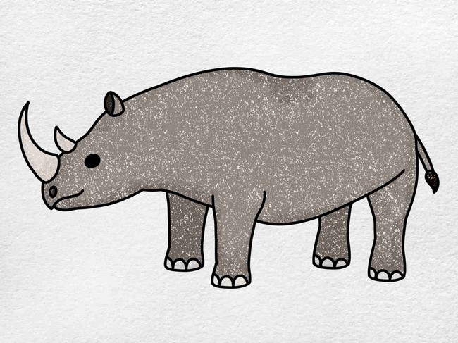 How To Draw A Rhinoceros