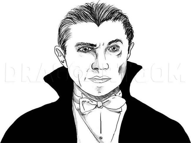 How To Draw Count Dracula Easy