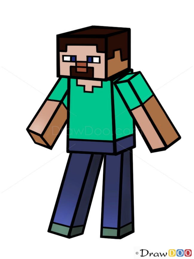 How To Draw Minecraft Characters