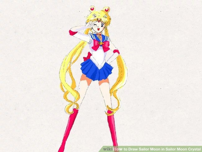 How To Draw Sailor Moon In Sailor Moon Crystal