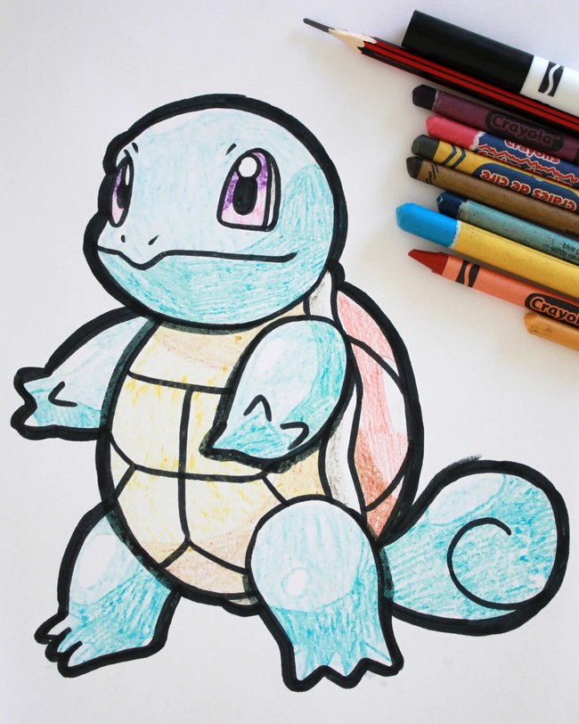 How To Draw Squirtle From Pokemon