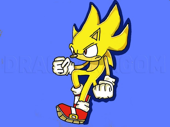 How To Draw Super Sonic 1