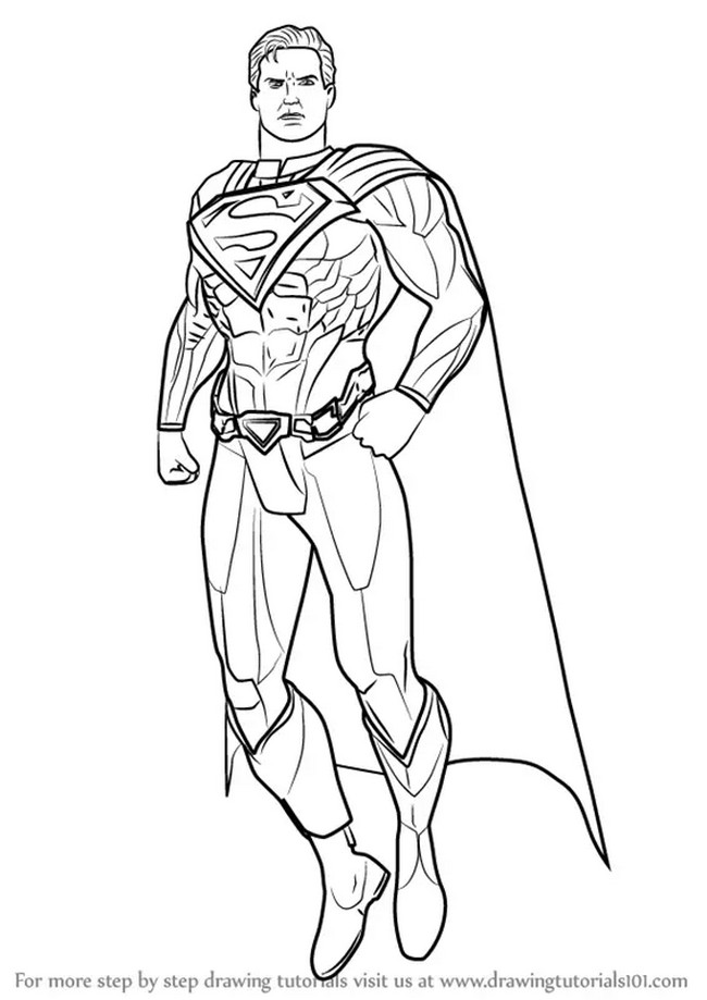 18 Superman Drawing Ideas - Step By Step Guide - DIYnCrafty