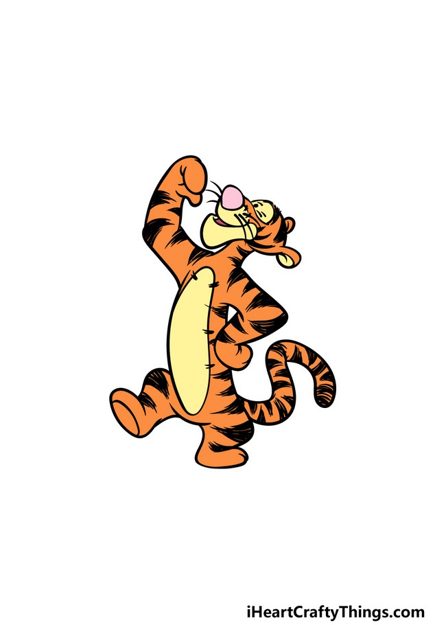 How To Draw Tigger A Step By Step Guide