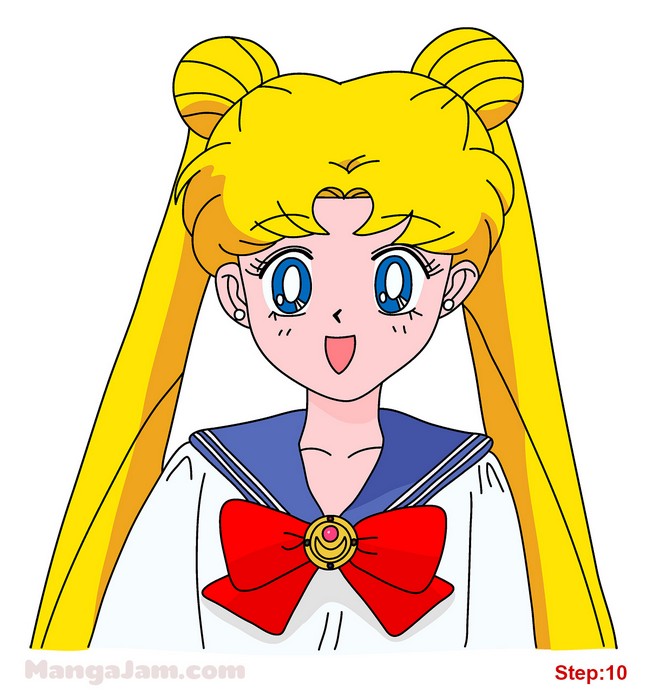 How To Draw Usagi Tsukino From Sailor Moon