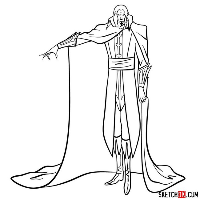 How To Draw Vlad Dracula Tepes