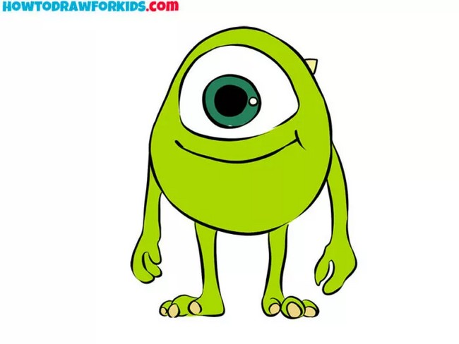 Mike Wazowski Drawing